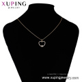 43984 gros mode lady bijoux simple conception beau coeur forme pendentif collier